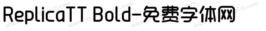 ReplicaTT Bold字体转换